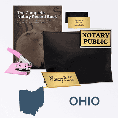 Ohio Pink Deluxe Notary Kit