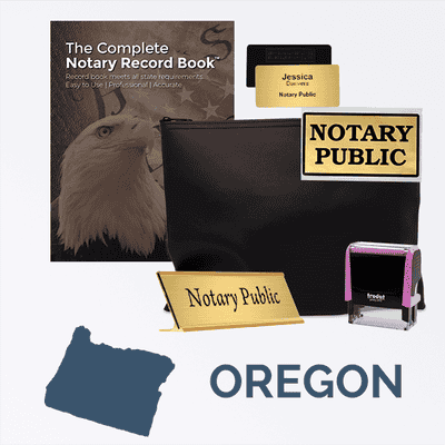 Oregon Pink Deluxe Notary Kit