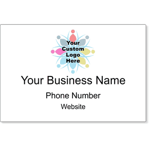 Personalized Logo Magnetic Sign 12" x 18" | Set of 2