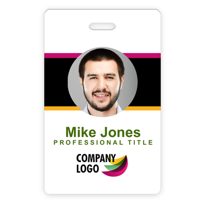 Customized Photo ID Badge - alternate view
