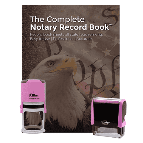Rhode Island Pink Value Notary Kit