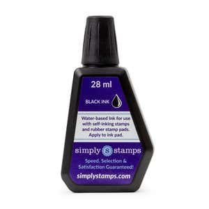 Rear view of the Trodat (Ideal) Ink 1 oz (6cc) bottle