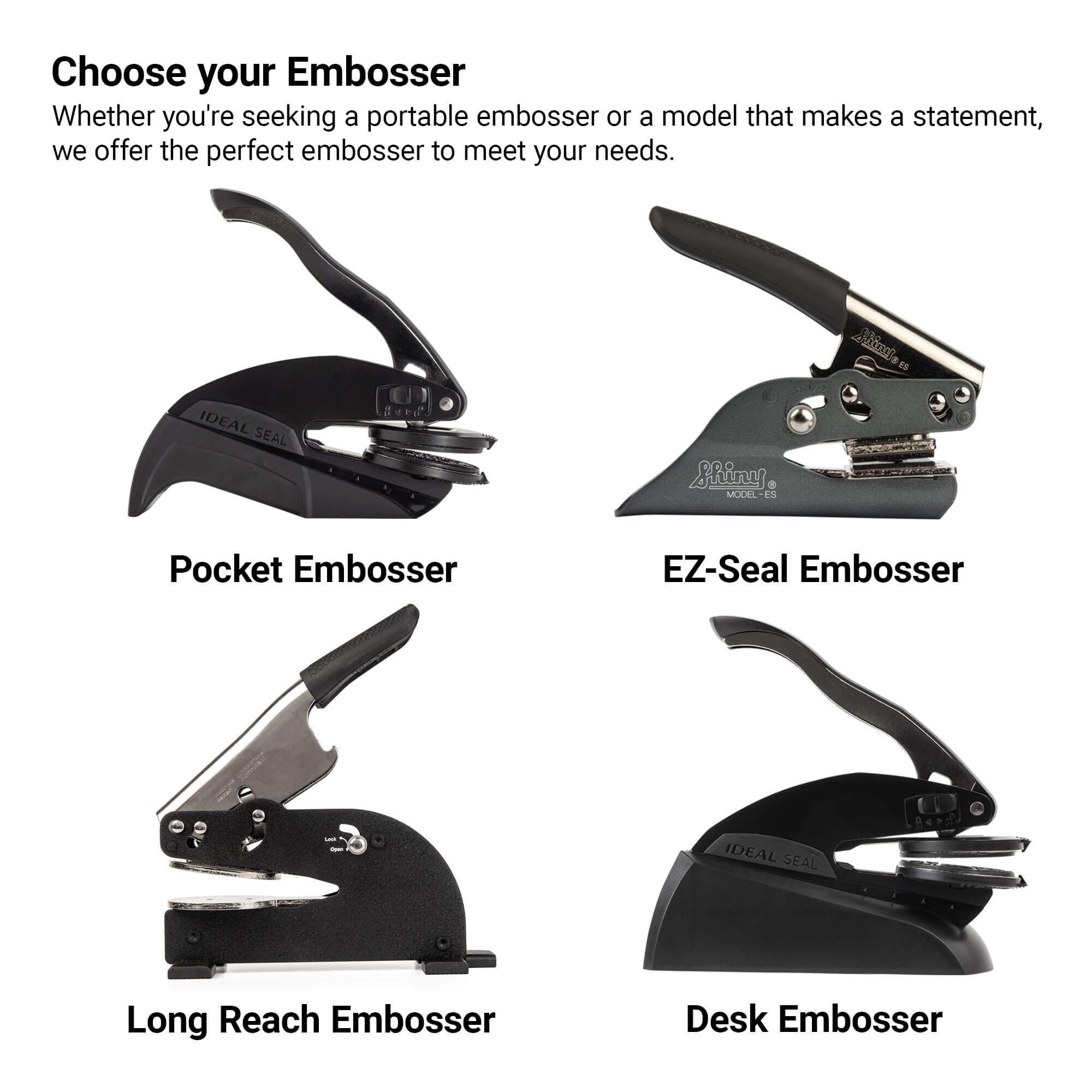 Connecticut Round Notary Seal - Choose Stamp or Embosser