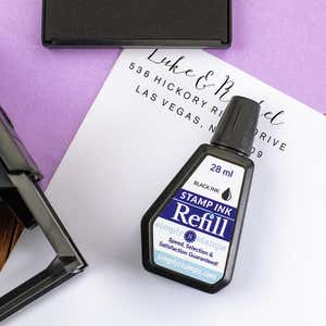 Example of the Trodat 1oz ink refill bottle from Simply Stamps