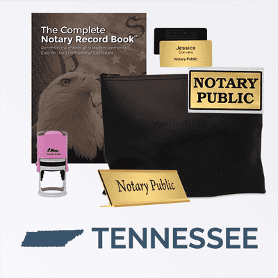 Tennessee Pink Deluxe Notary Kit 