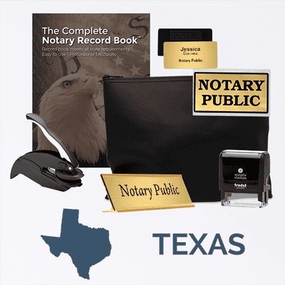 Texas Deluxe Notary Kit