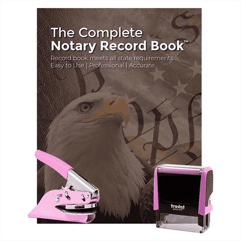Texas Pink Value Notary Kit