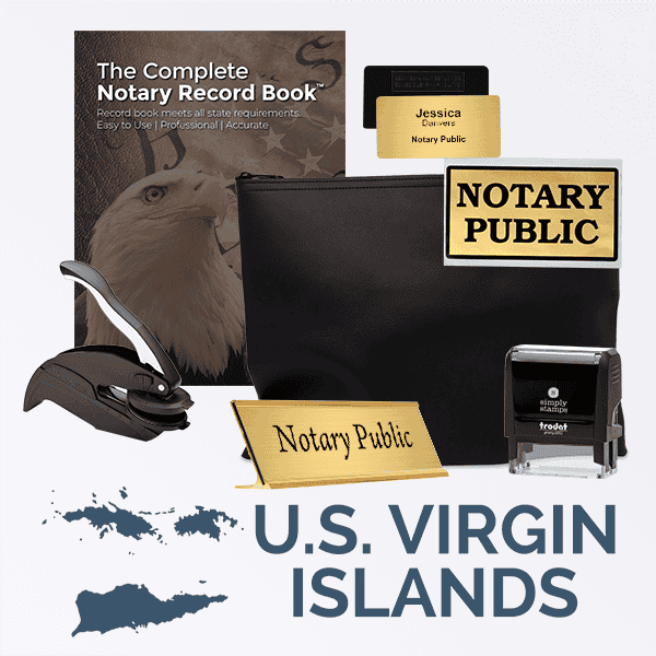 U.S. Virgin Islands Deluxe Notary Kit