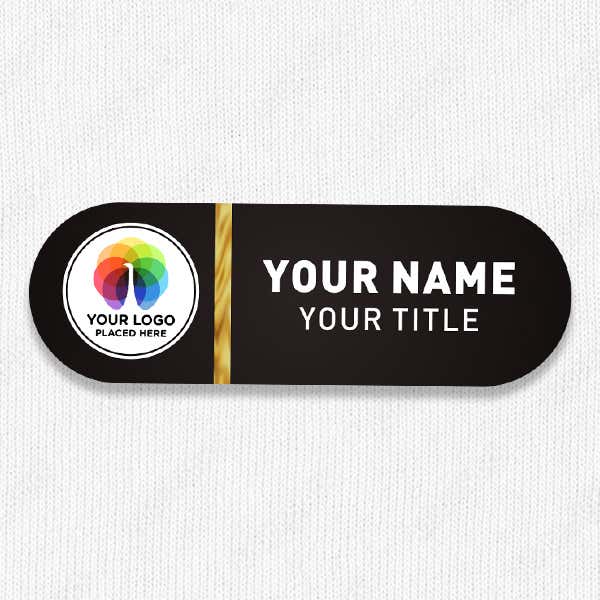 1" x 3" Notary Name Tag