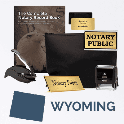 Wyoming Deluxe Notary Kit